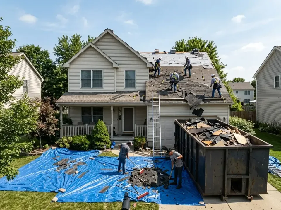 roof-replacement-debris-remova-004 — frequently asked questions, Cheapest Dumpster Rentals in Fort Pierce North, FL